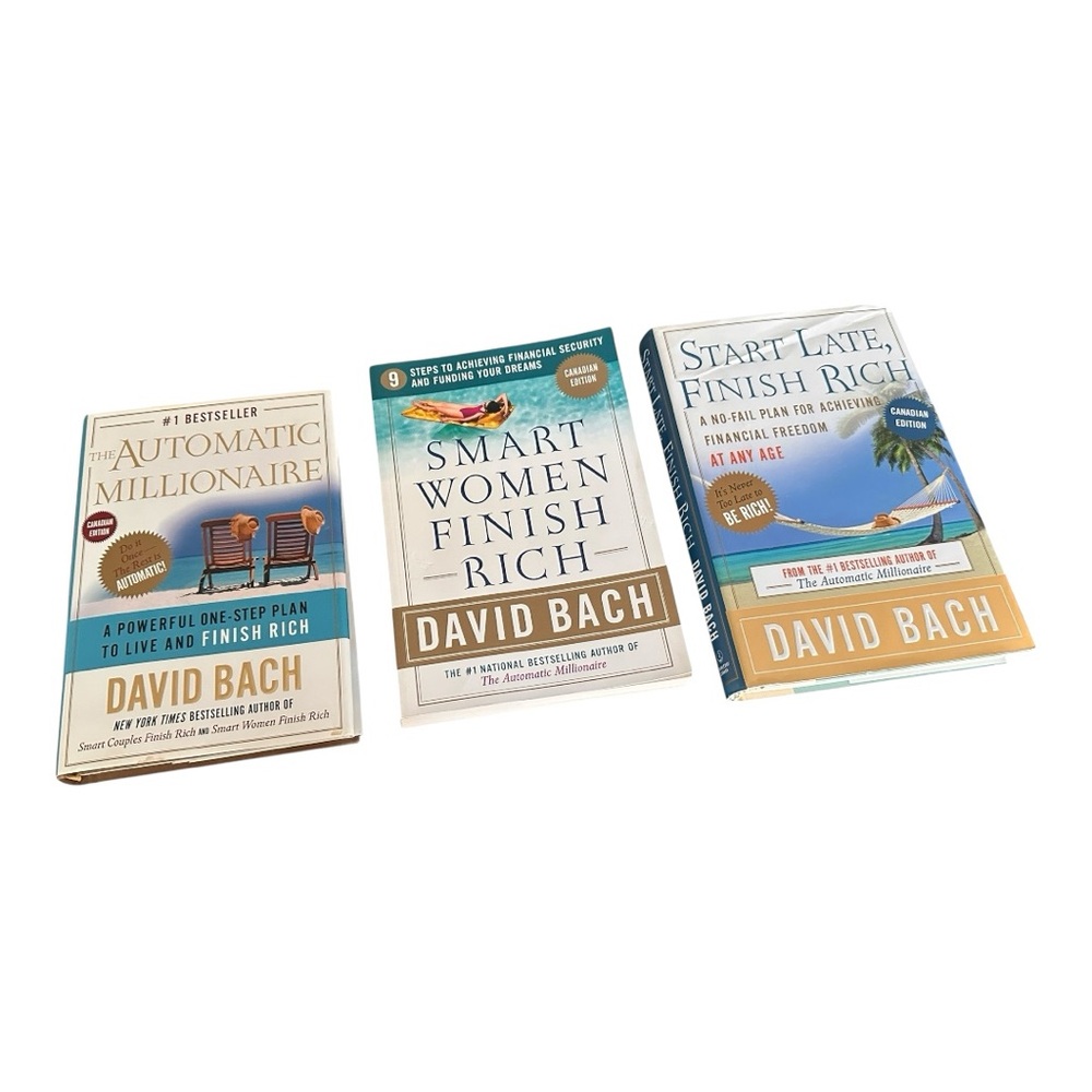 "📚 David Bach Book Bundle - 3 Finance Books  🚚